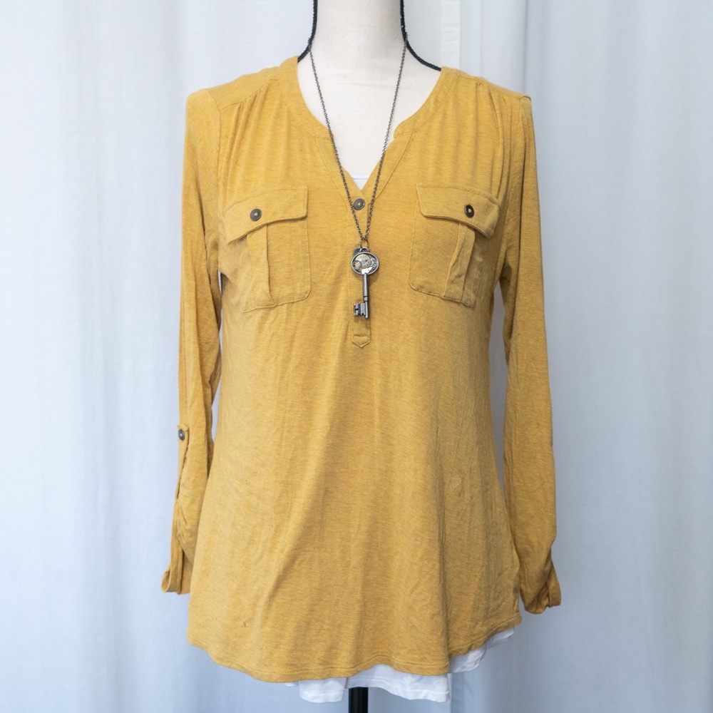 ➽ 3/15$ | A New Day | Mustard Yellow three button